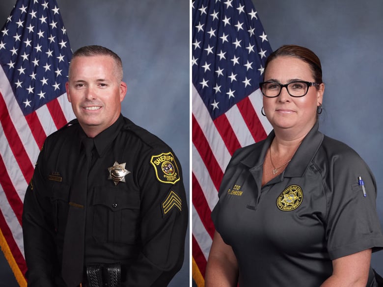 Stanislaus County Sheriff's Deputy Jason Garner and Community Service Officer Raschel Johnson were killed in a car crash on May 13, 2017.